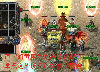 道士的毒攻为何总被忽视?掌握这些技巧让你输出翻倍 道士的毒攻为何总被忽视?掌握这些技巧让你输出翻倍