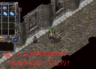 道士玩家如何单挑BOSS?有哪些高效打宝技巧? 道士玩家如何单挑BOSS?有哪些高效打宝技巧?