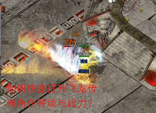 如何快速提升飞龙传奇角色等级与战力? 如何快速提升飞龙传奇角色等级与战力?