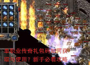 单职业传奇礼包码如何获取与使用?新手必看攻略 单职业传奇礼包码如何获取与使用?新手必看攻略