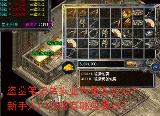 盗墓笔记单职业传奇怎么玩?新手入门攻略有哪些要点? 盗墓笔记单职业传奇怎么玩?新手入门攻略有哪些要点?