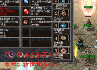 辽宁网通宽带下如何流畅玩转传奇游戏? 辽宁网通宽带下如何流畅玩转传奇游戏?