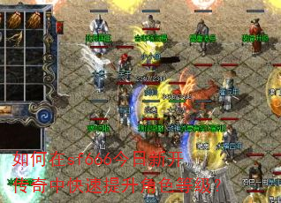 如何在sf666今日新开传奇中快速提升角色等级? 如何在sf666今日新开传奇中快速提升角色等级?