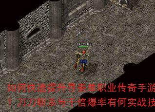 如何快速提升寻秦单职业传奇手游战力?刀刀斩杀与千倍爆率有何实战技巧? 如何快速提升寻秦单职业传奇手游战力?刀刀斩杀与千倍爆率有何实战技巧?