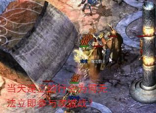 当天建立的行会为何无法立即参与攻城战? 当天建立的行会为何无法立即参与攻城战?